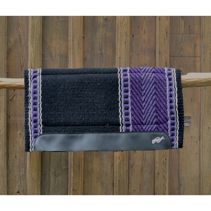 Premium Performance Saddle Pads Purple/Black