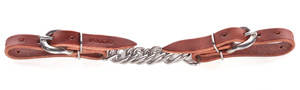 Two Buckle Curb Strap w/Chain